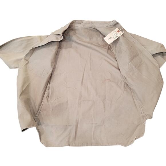 Vintage U.S. Military Khaki Utility Shirt – G-0378, Long Sleeve, 14x21 - Picture 2 of 6